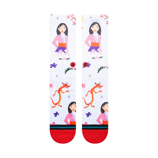 Stance Mulan By Estee Kids Sock – Red