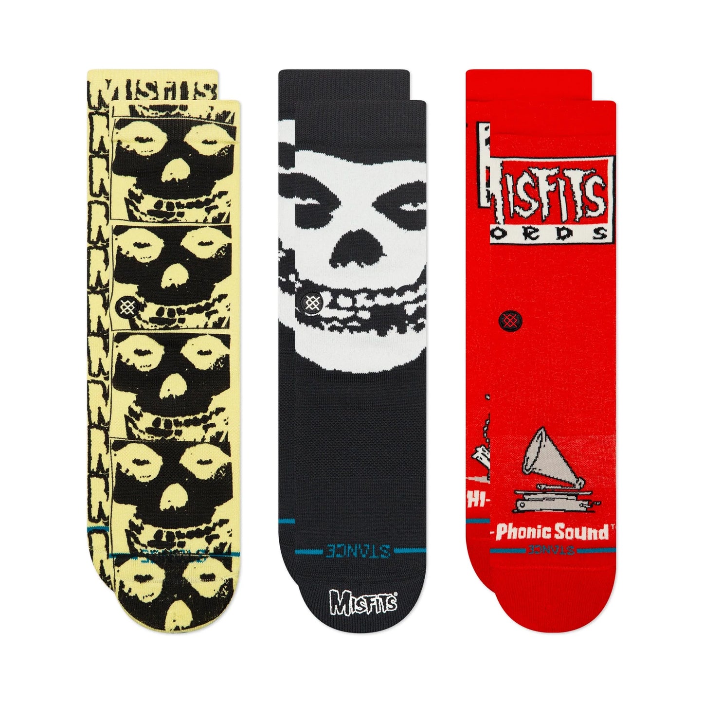 Stance Misfits Socks Box Set – Black Crew Socks Box Set for Men & Women