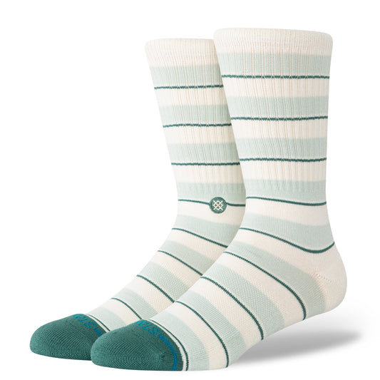 Stance Striped It Crew Sock – Teal