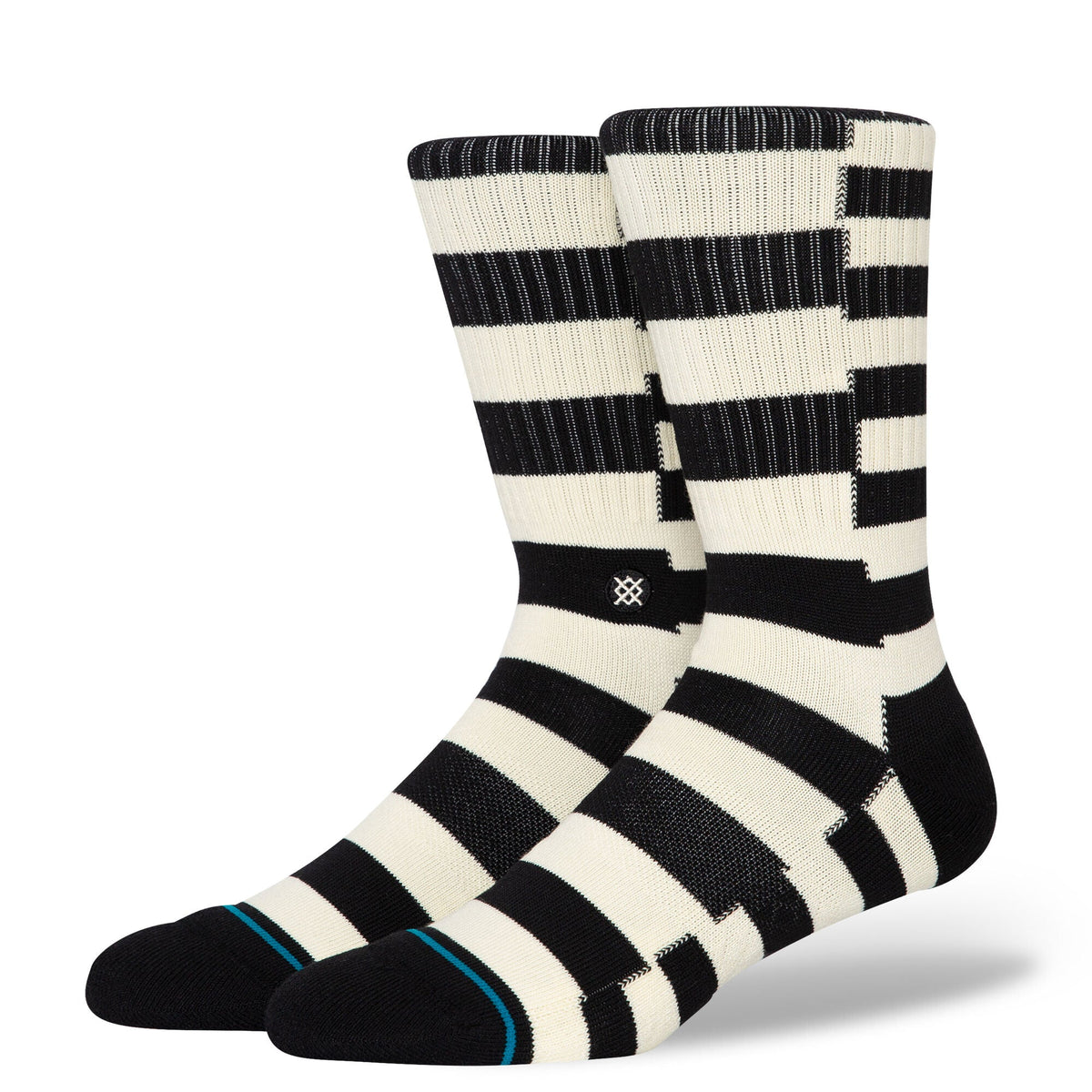 Stance Spyke Crew Black/White