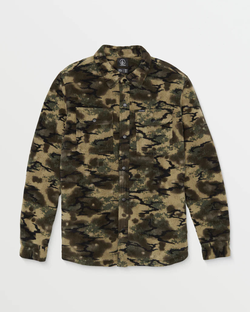 Jaqueta de Fleece com Capuz Forrado