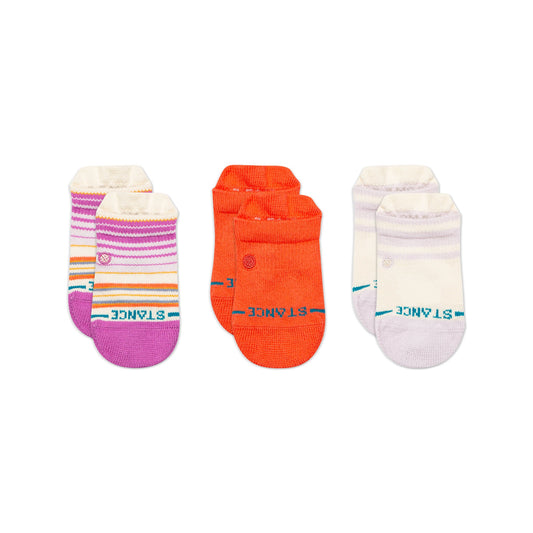 Stance Rockford Baby 3 Pack Sock – Coral