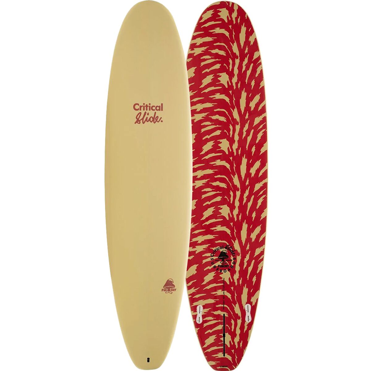 The Critical Slide Society Fun Guy 7'0" epoxy soft surfboard, Bone