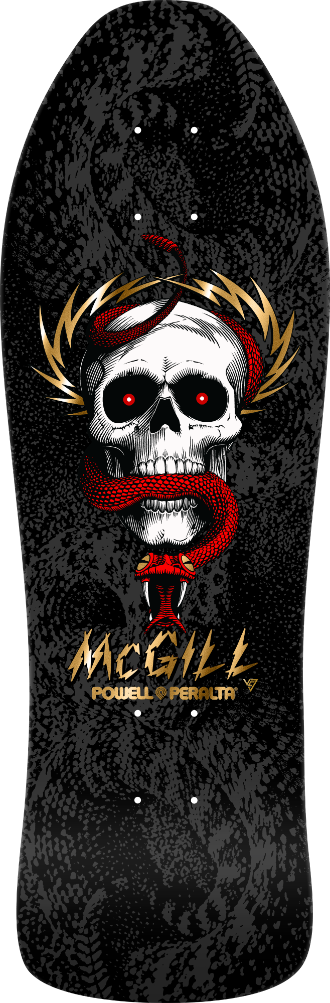 Powell Peralta Bones Brigade McGill Series 16 skateboard deck black.