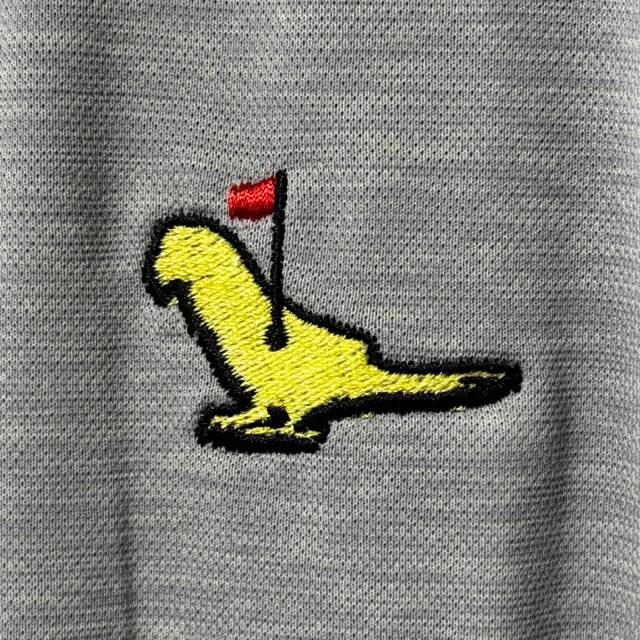 embroidered logo birdie polo