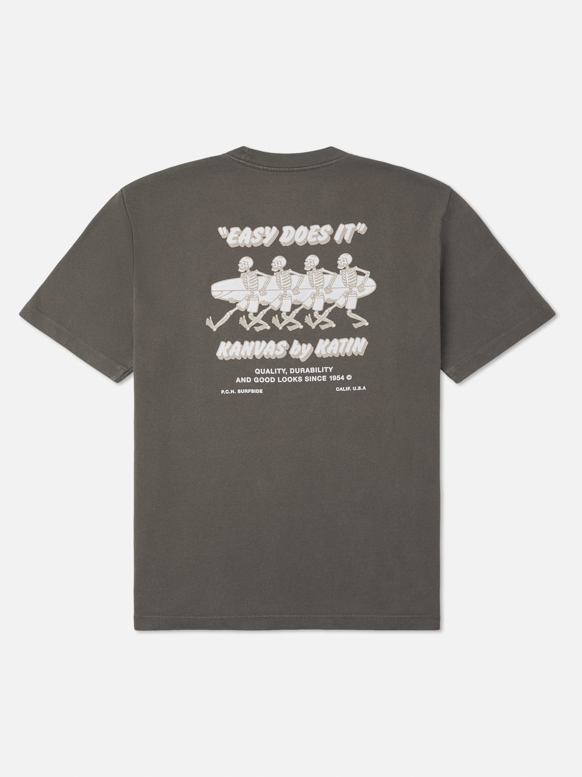Boys Bones Box Fit Tee Lead Vintage Wash Katin