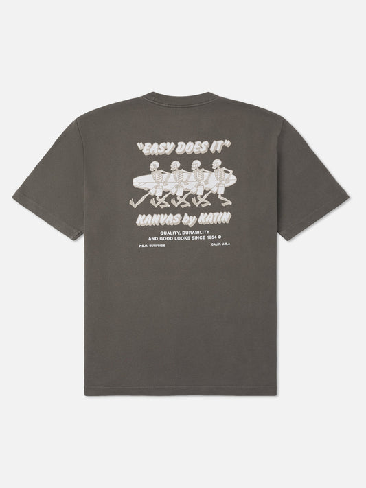 Boys Bones Box Fit Tee Lead Vintage Wash Katin