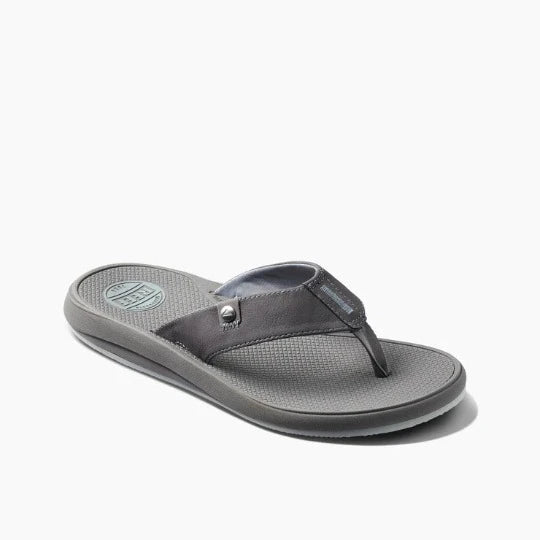 Reef Phantom Nias sandals in light gray with compression molded footbed