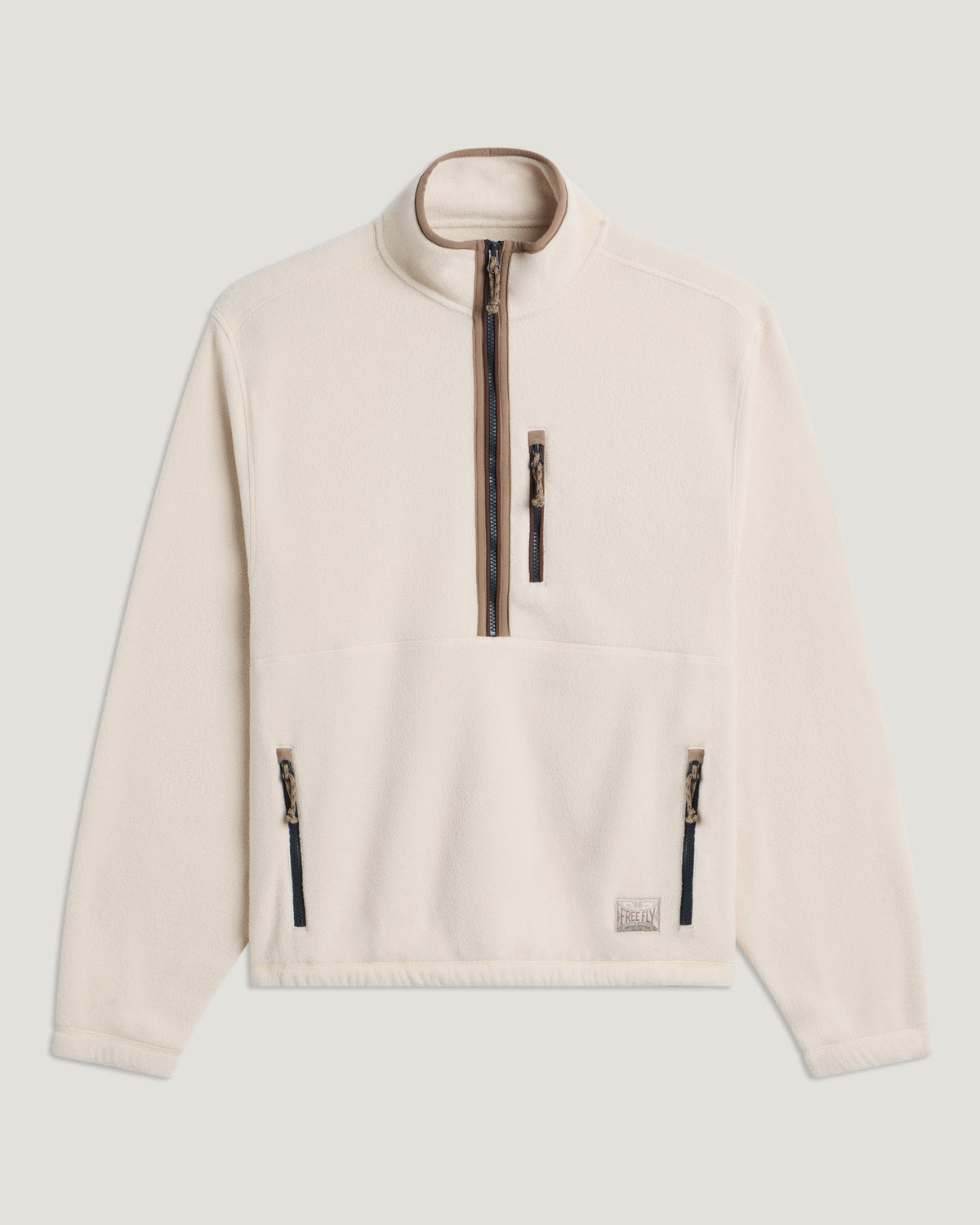 Free Fly Ashridge Fleece Half Zip - French Oak