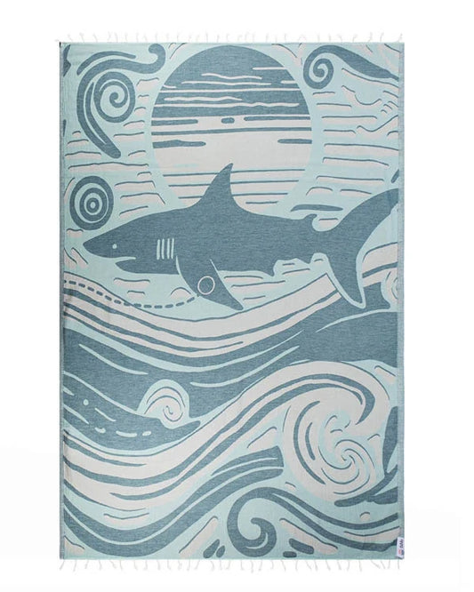 Voyage Shark Large Fahlo Towel