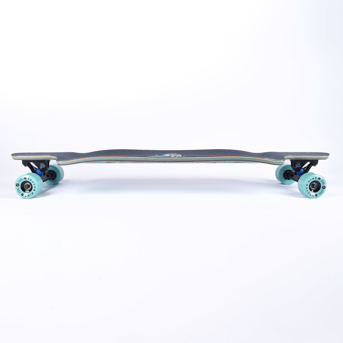 Sector 9 Fault Line Feast 39.5 inch complete skateboard side profile