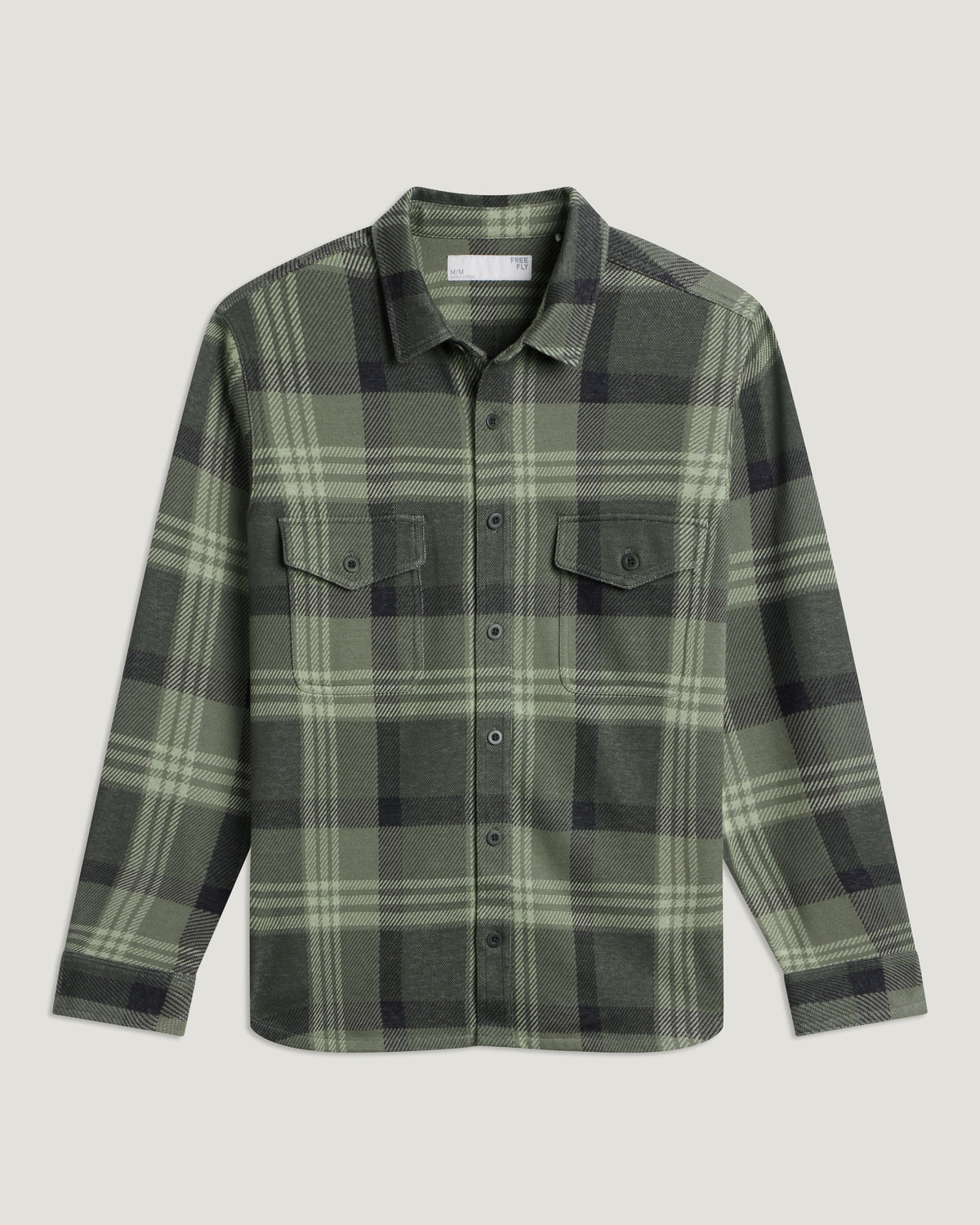Free Fly Gallatin Overshirt - Dark Forest Plaid