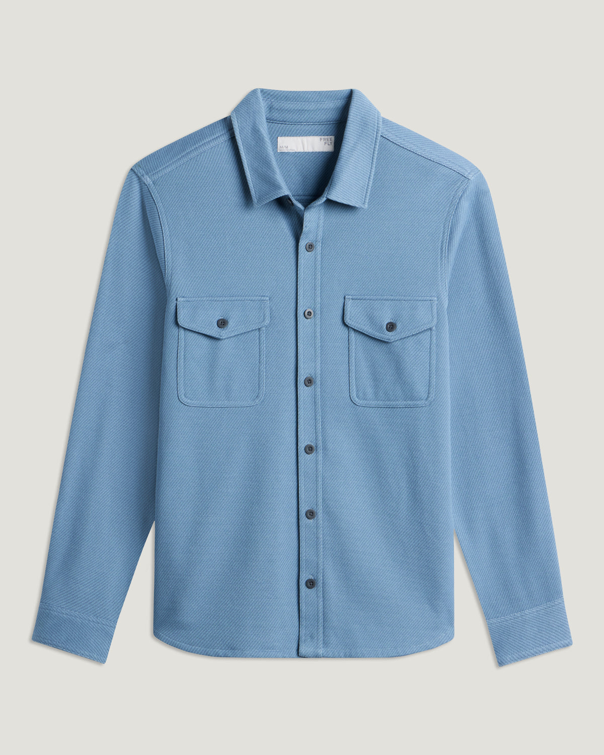 Free Fly Gallatin Overshirt - Pacific Blue Twill