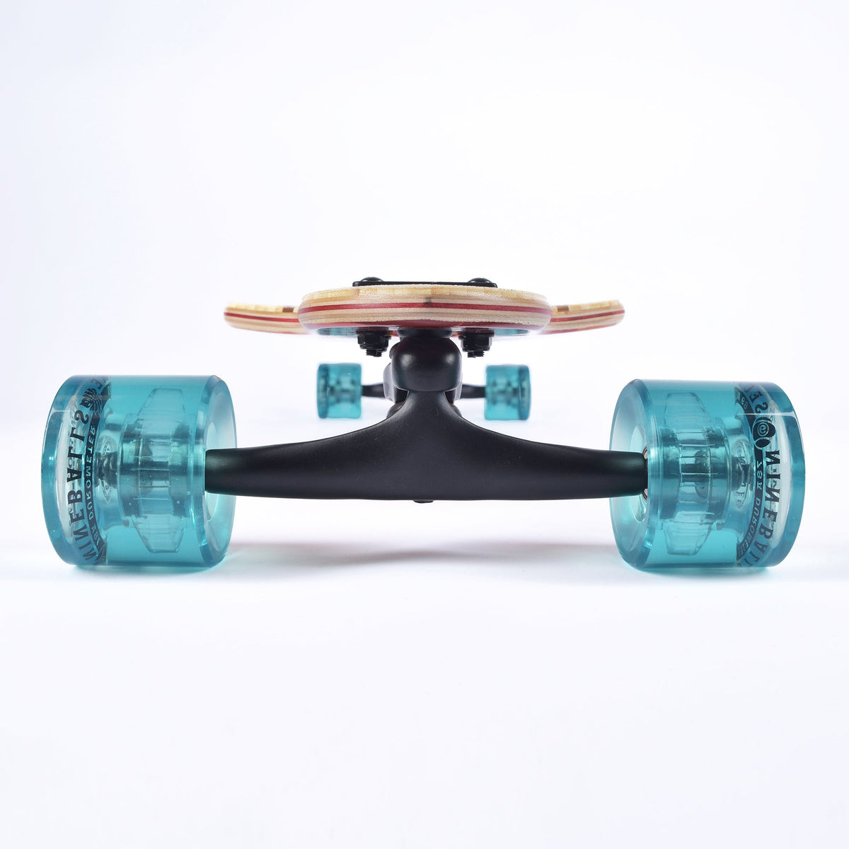 Sector 9 Flipside Fractal 36 inch complete skateboard front truck view