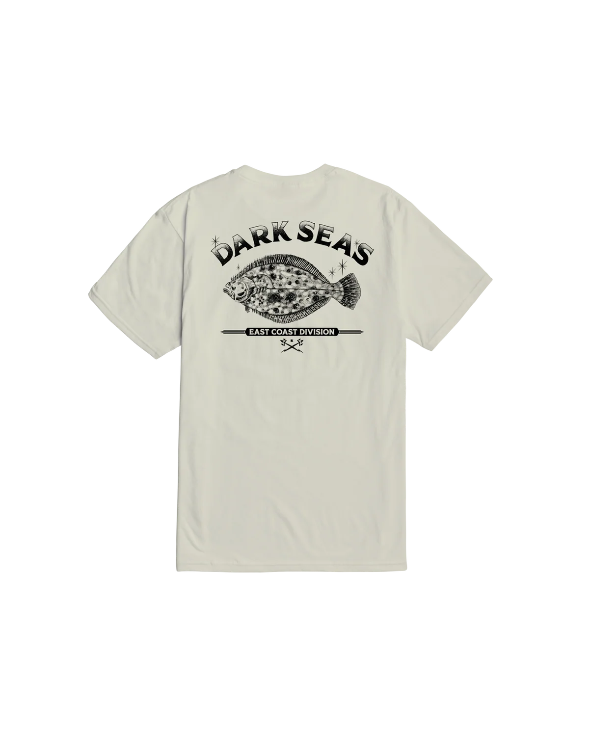 Flounder Tee Dark Seas Cream