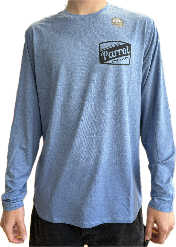Explore a coleção de lycras da Parrot na Parrot Surf & Skate em Mount Pleasant, Carolina do Sul. Perfeitas para entusiastas do surf que buscam qualidade e estilo.