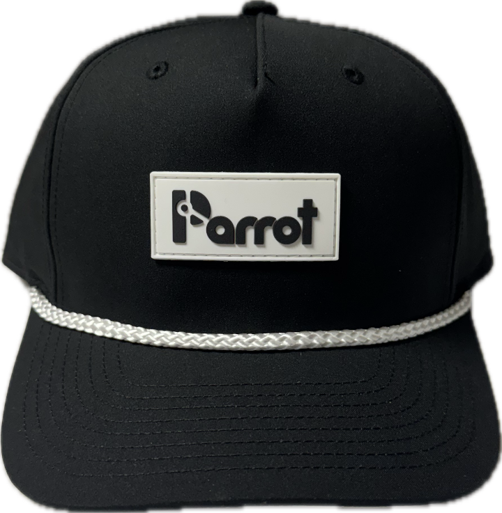PSS 258 Parrot Rope Hat BLK/WHT