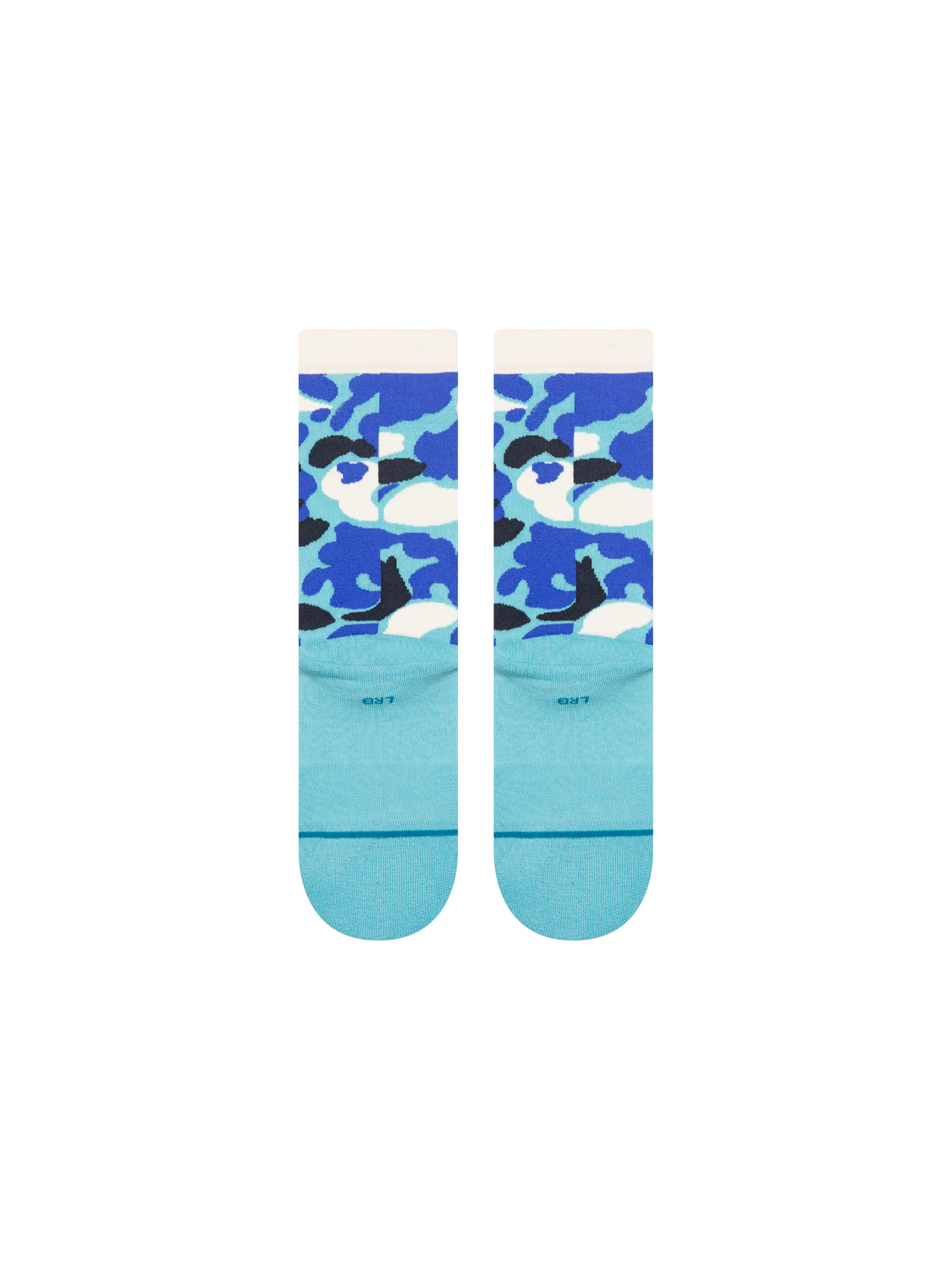 Stance Camo Kids Crew Sock – Electric Blue
