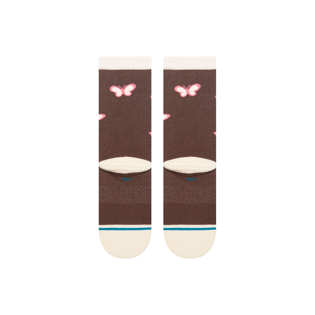 Stance Meadows Kids Crew Sock – Brown