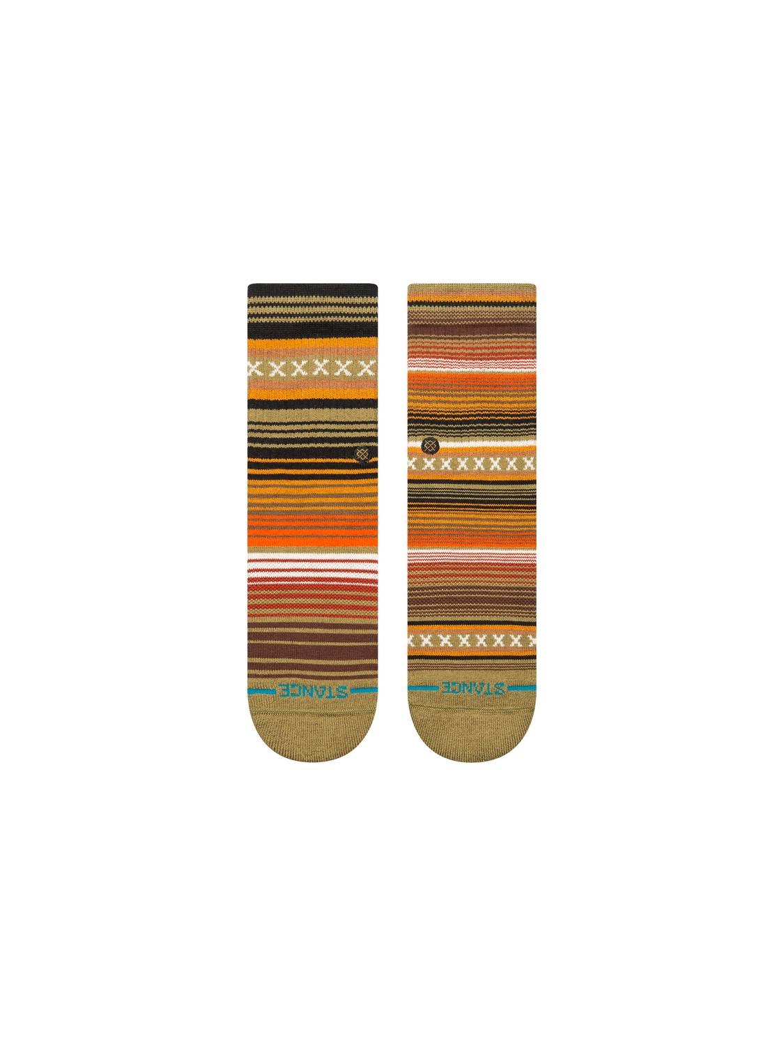 Stance Curren Kids Sock – Black, Green