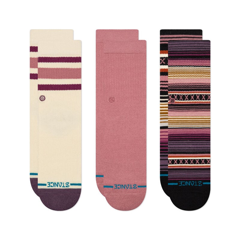 Icon Mixed Crew 3 Pack Sock kid