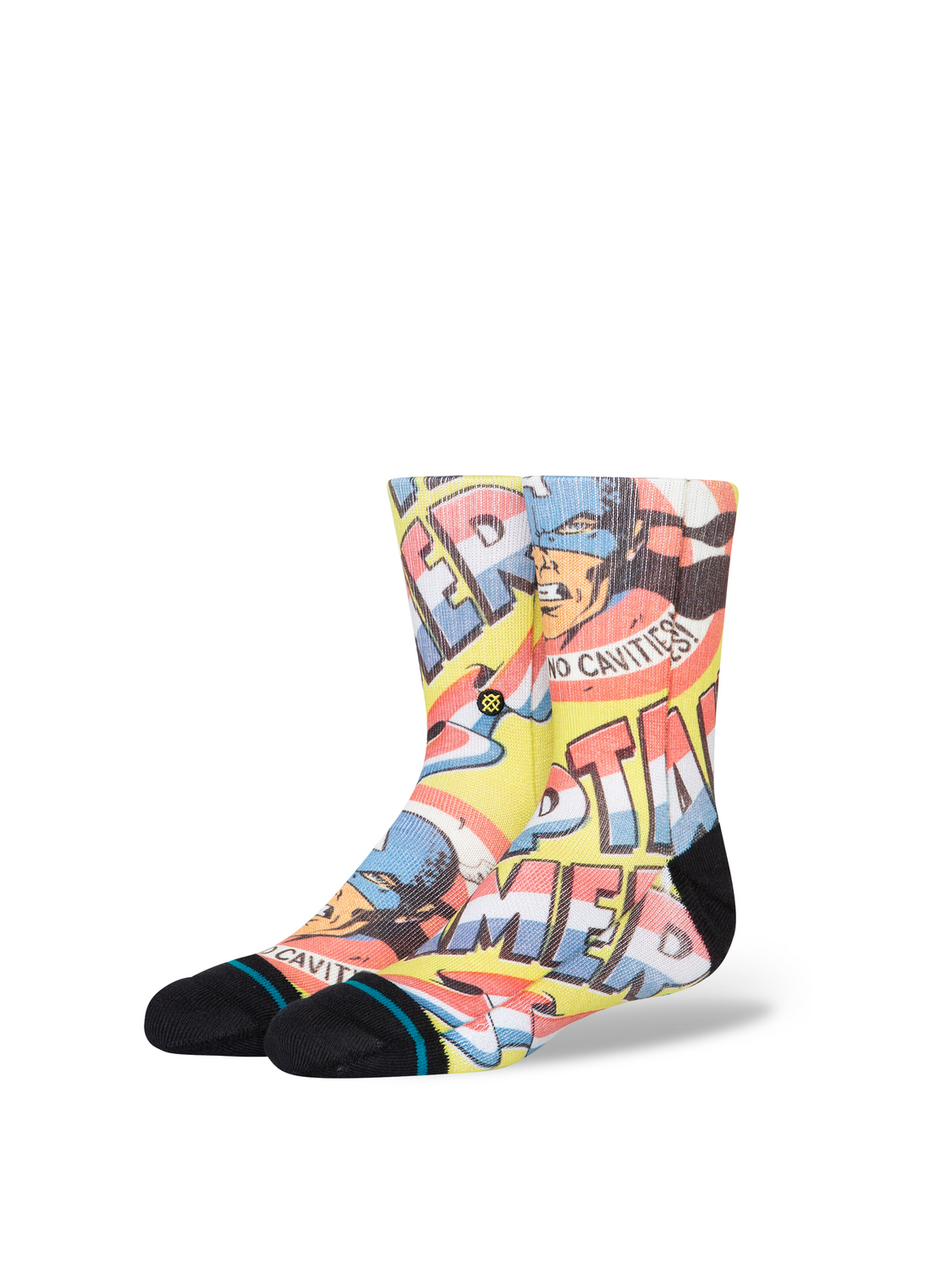 Stance No Cavities Kids Sock - Yellow