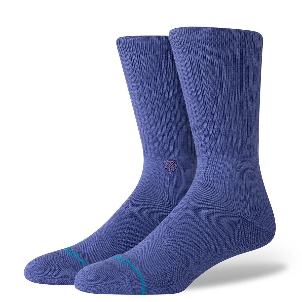 Stance Icon Sock – Ice Blue, Indigo, BLS, Gold Canvas, DRY, White Black