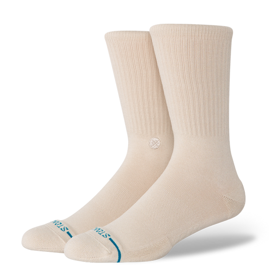 Stance Icon 1 Pack Sock – Oatmeal, Bright Royal Blue, Pale Blue