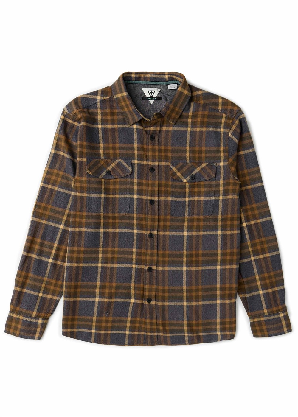 Vissla Coast Lightweight Eco Flannel - Phantom
