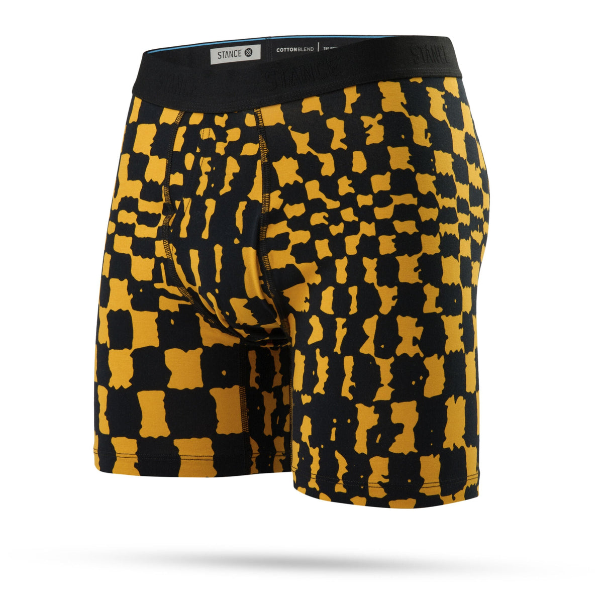 Stance Warp Check Boxer Brief – Gold