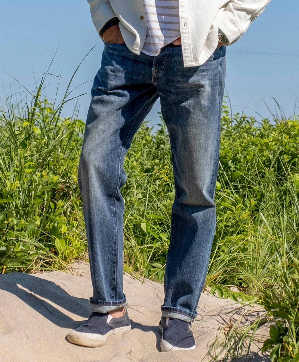 Calça Jeans Reta S.E.A. Local