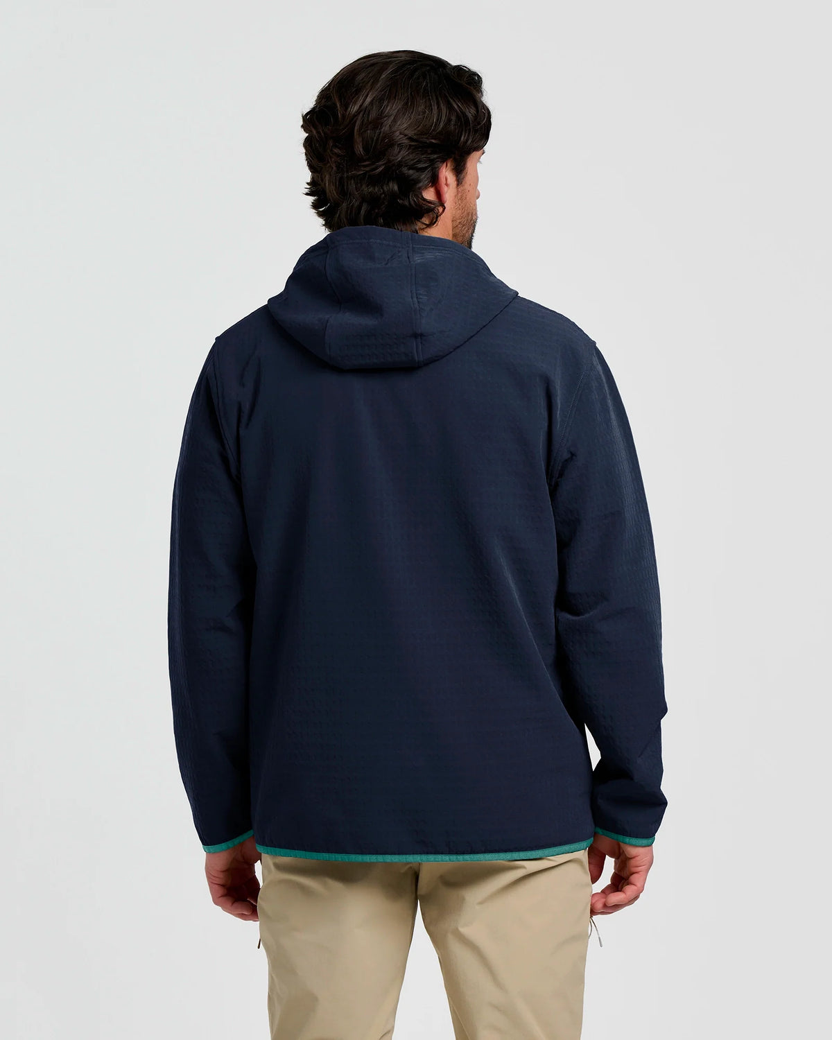 Free Fly Gridback Fleece Anorak Hoodie - Deep Navy