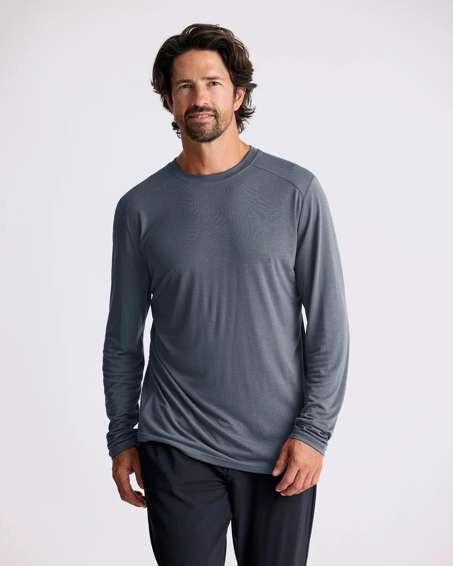 Free Fly Bamboo Lightweight Long Sleeve Storm Cloud