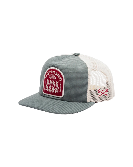 Metal Hat Dark Seas Green White