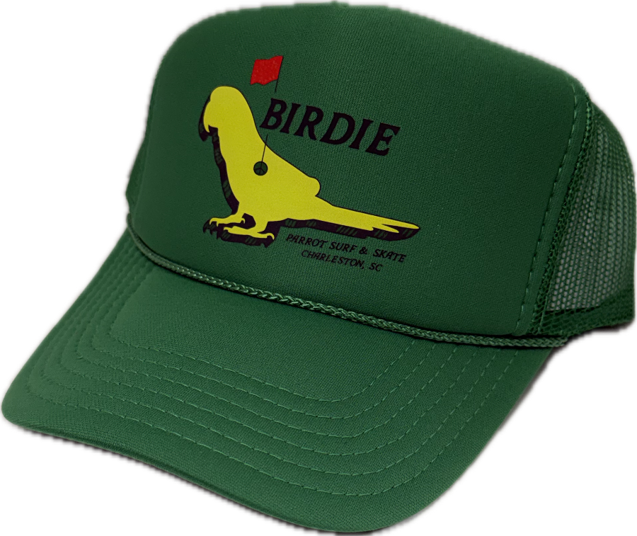 Parrot Birdie Foam Trucker Hat front view