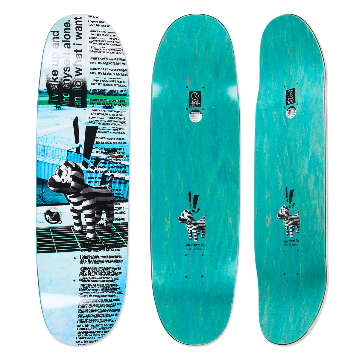 Polar Jamie Platt My Music Eyeball Skateboard Deck