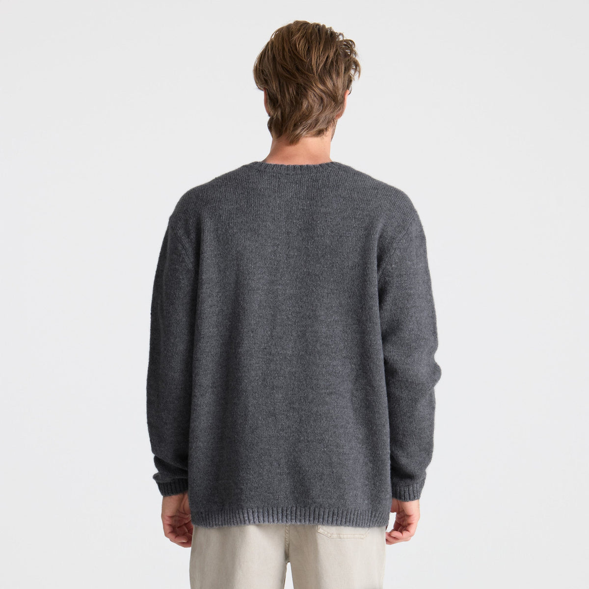Roark Nordsman Wool Sweater - Charcoal