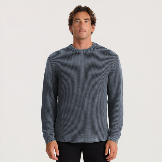 Roark Made To Fade Sweater - Onyx