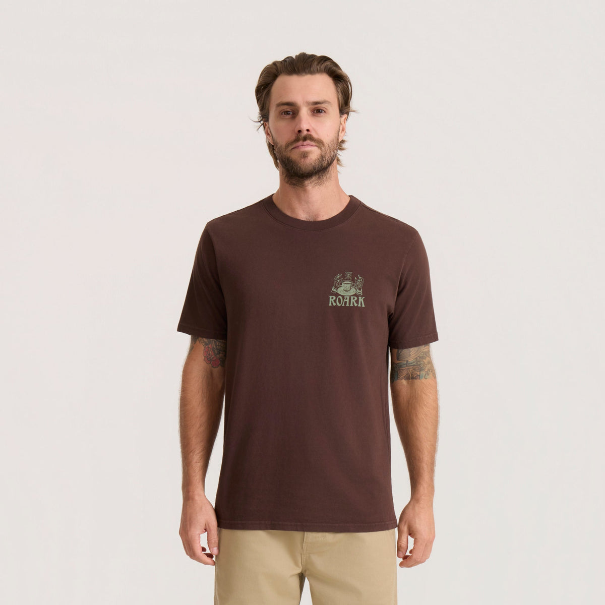 Roark Reading Ritual Premium Tee - Tobacco