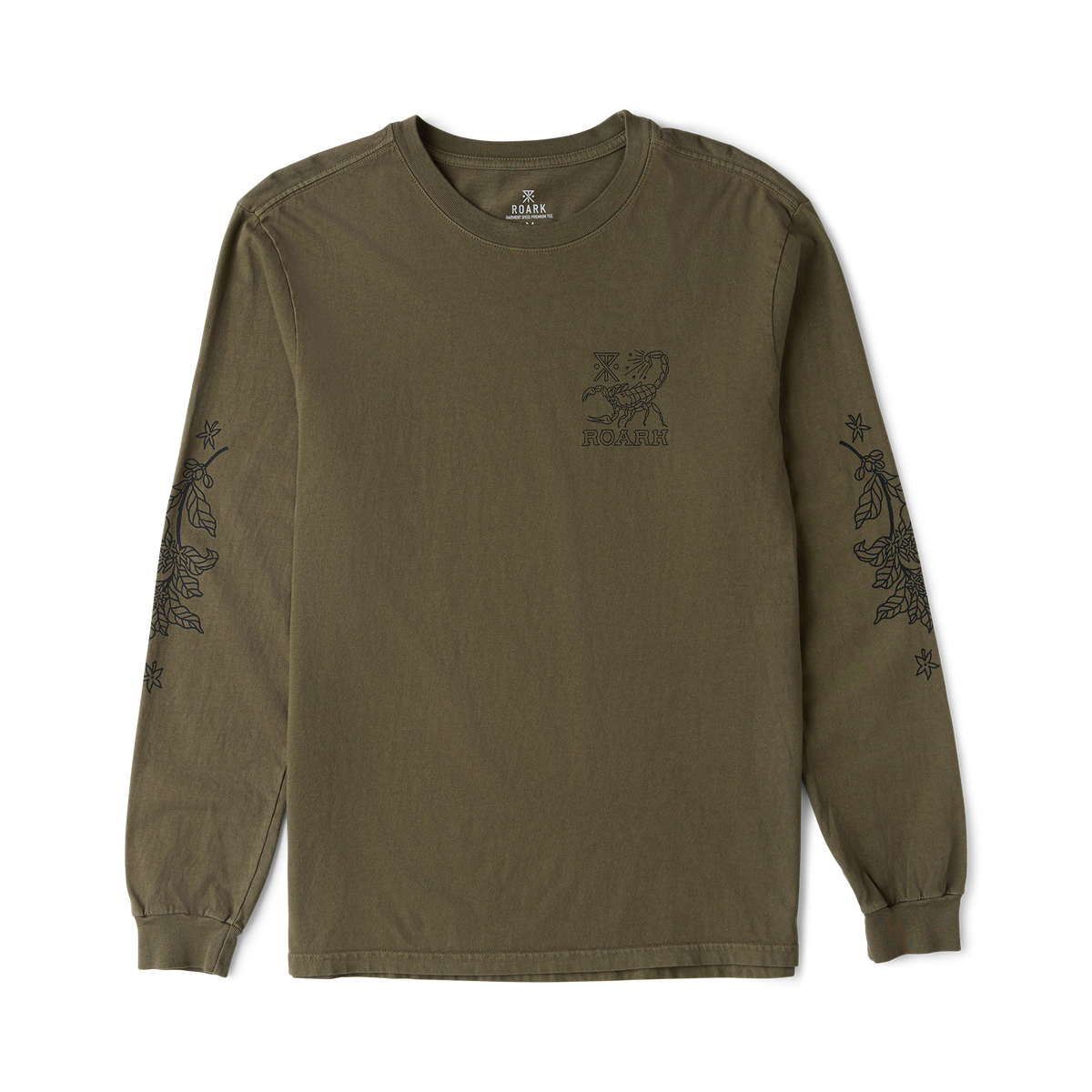 Roark Reading Ritual Long Sleeve Tee - Military