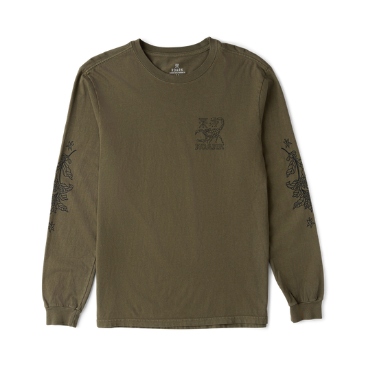 Roark Reading Ritual Long Sleeve Tee - Military