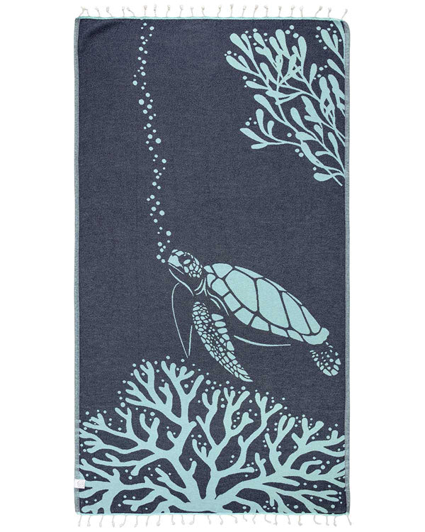 Bubbles Turtle Towel