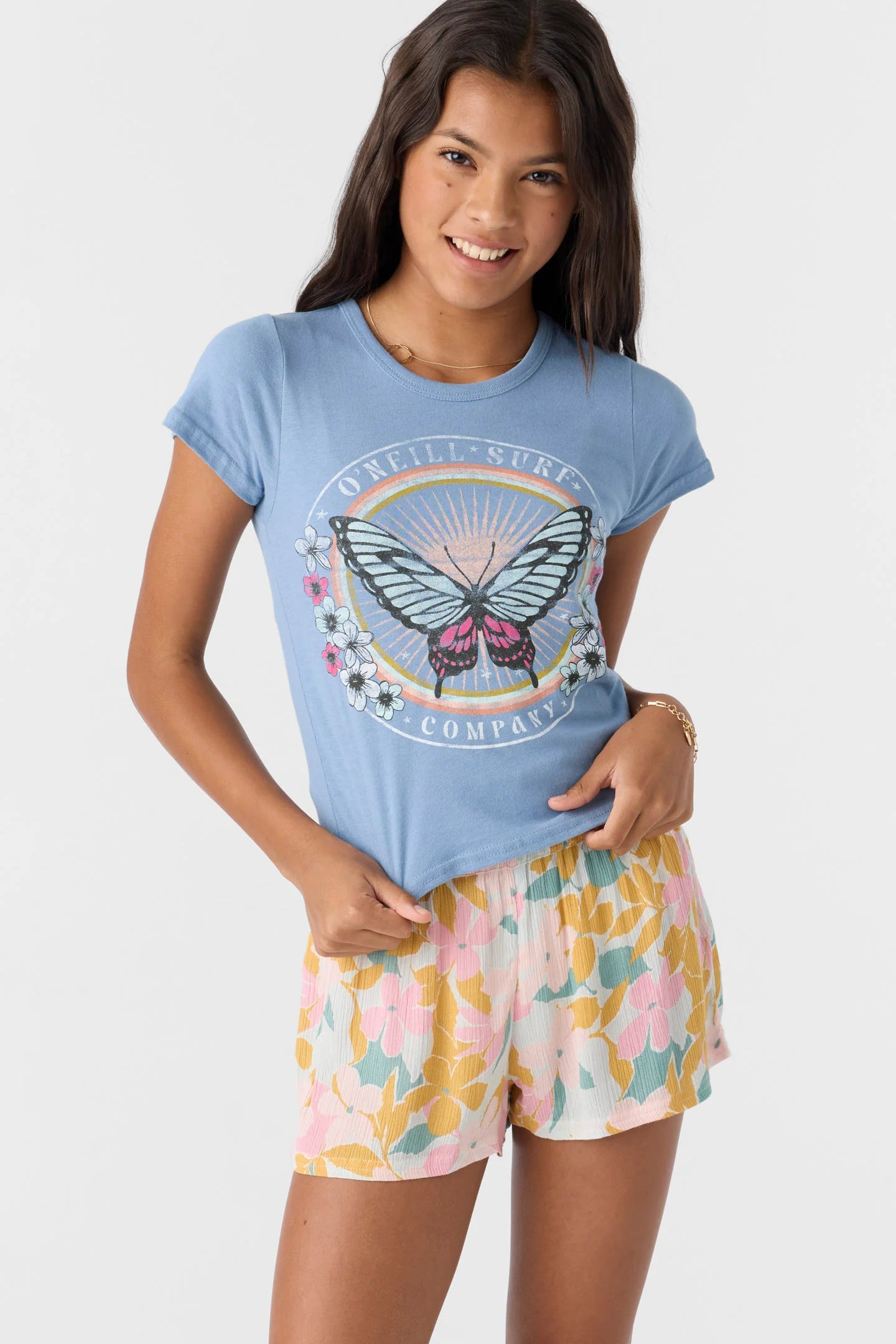 Beachy Butterfly Tee girls