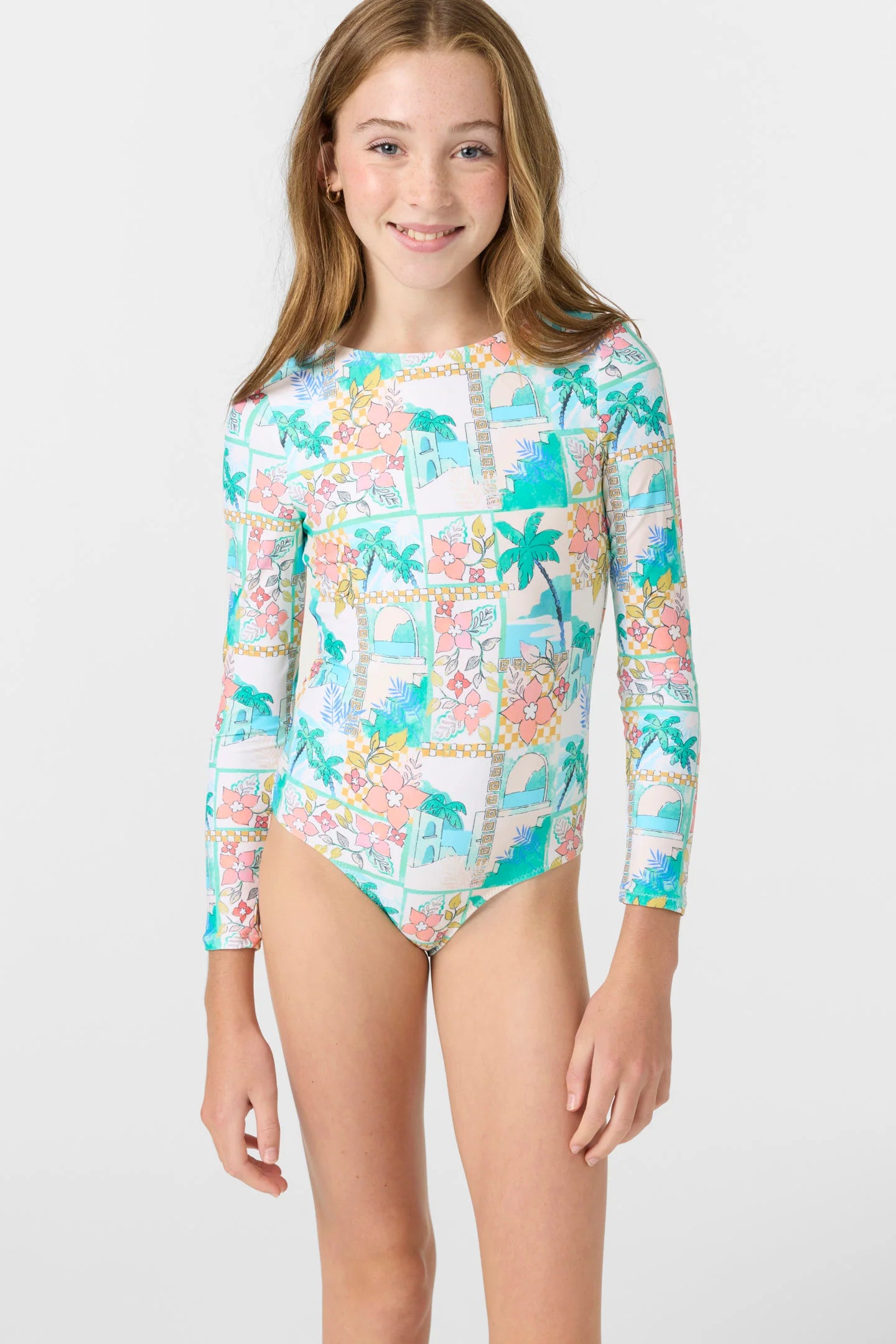 Maritime Twist Surf Suit girls