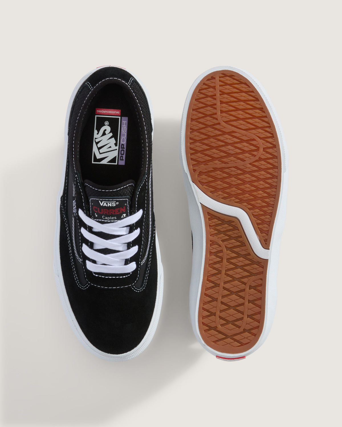 Vans Skate Curren Caples Gum Black White