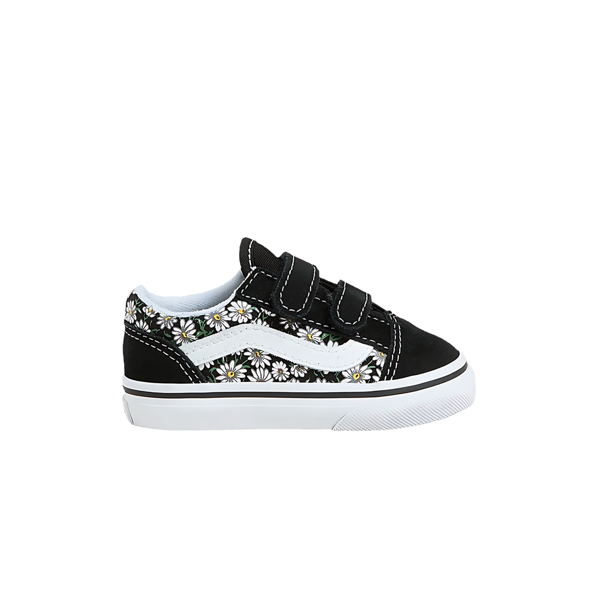 Vans Toddler Old Skool V Daisies Black