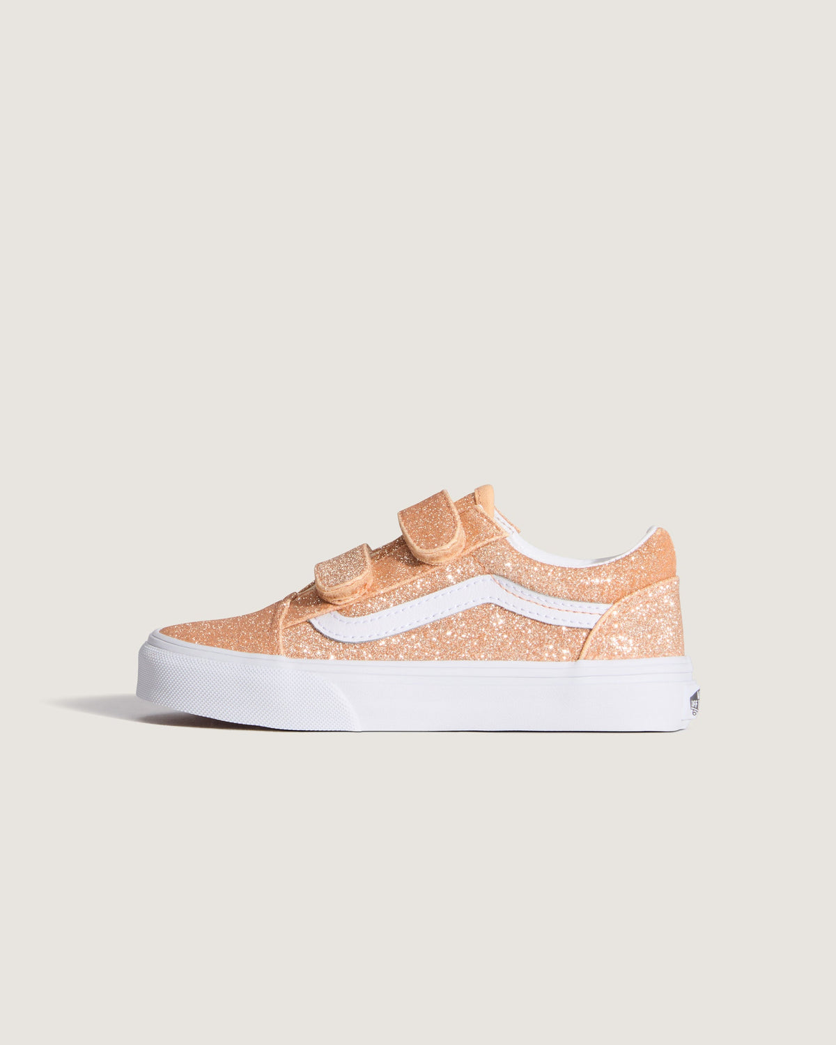 Vans Kids Old Skool V Glitter Apricot Glow