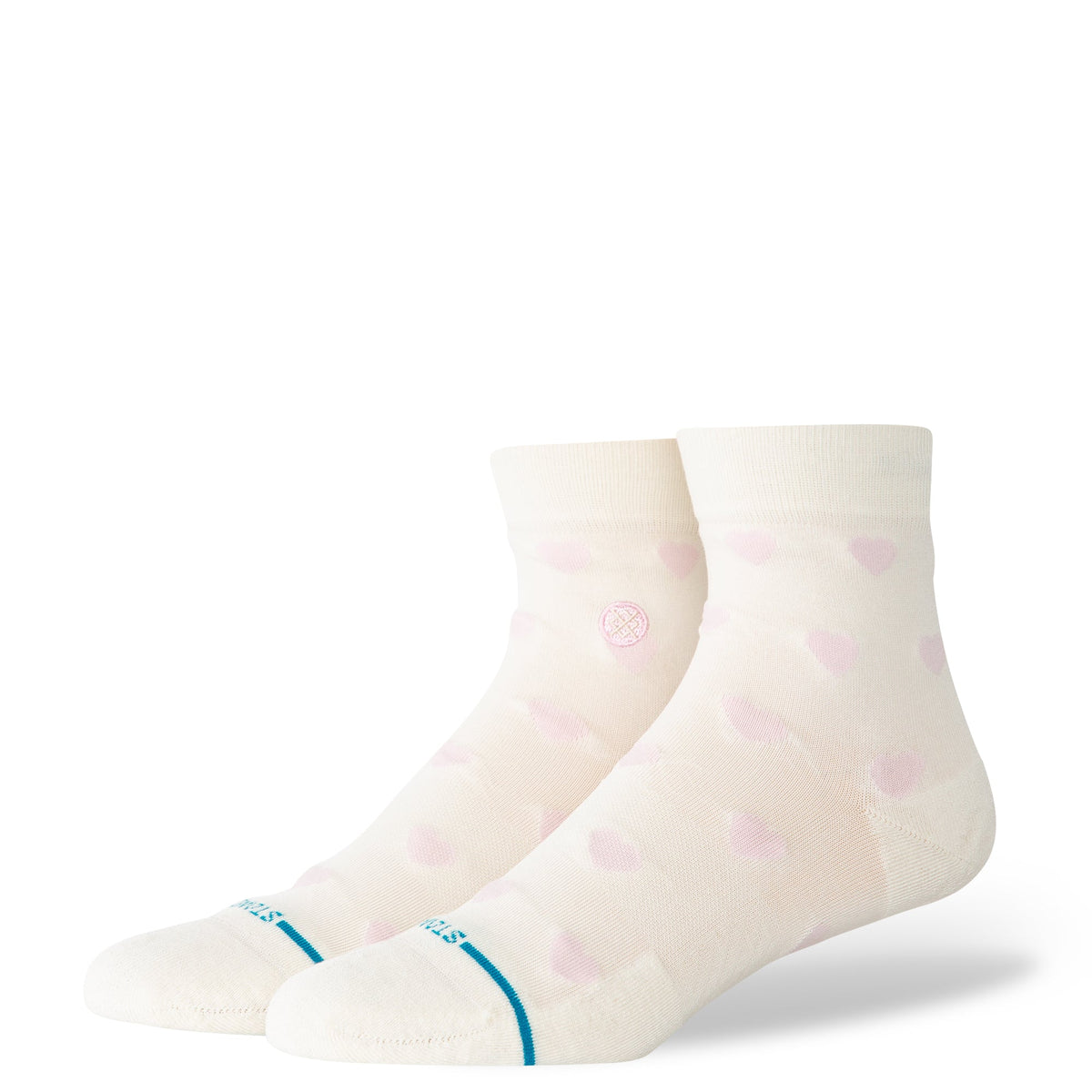 Stance Womens Hearts Lowrider Sock – Ivory