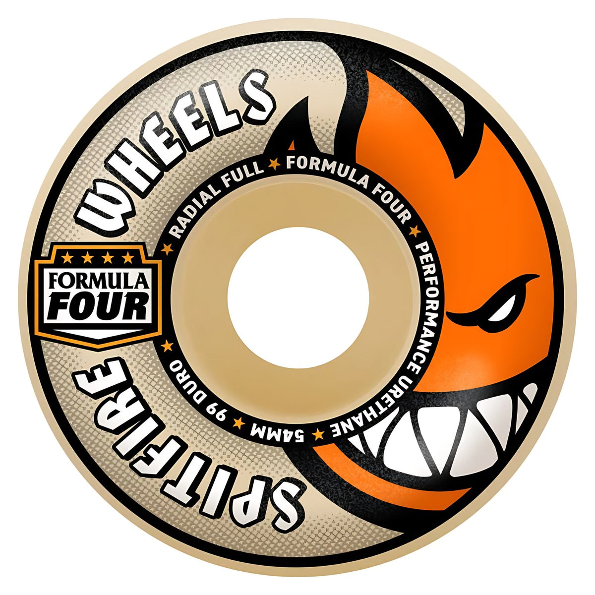 Spitfire FF Radial Full 99du - White/Orange