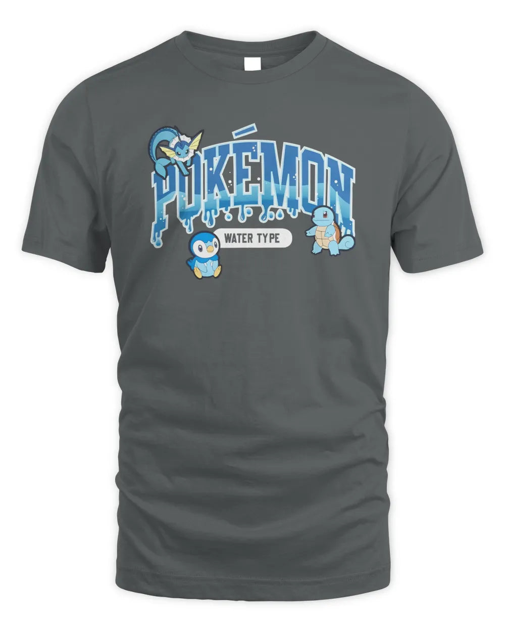 Camiseta Pokemon Tipo Água WNS